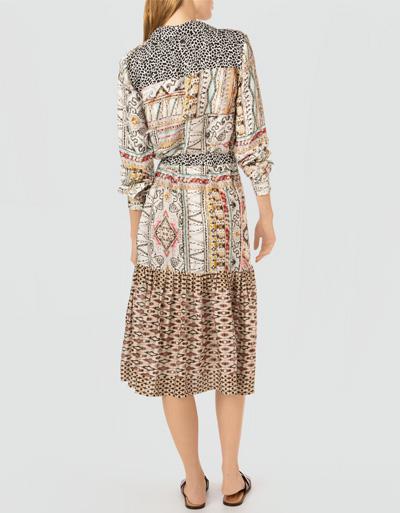 Replay Hemdblusenkleid mit aufregendem Print Großer Ausverkauf
