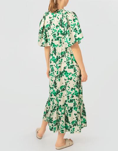 Marc O'Polo Kleid mit abstrakten Print Räumungsverkauf