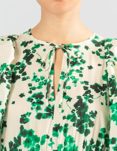 Marc O'Polo Kleid mit abstrakten Print Räumungsverkauf