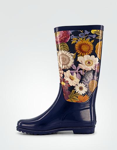 Aigle Gummistiefel mit floralen Fotoprint Wochenangebot
