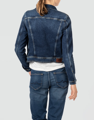 Pepe Jeans Jeansjacke in dunkler Waschung Super Rabatt