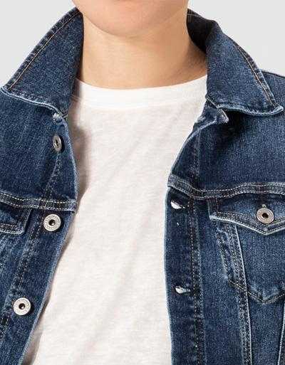 Pepe Jeans Jeansjacke in dunkler Waschung Super Rabatt