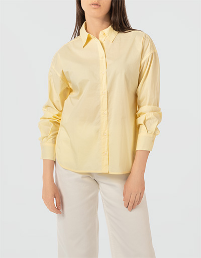 Marc O'Polo Bluse mit abgerundeten Seitenschlitzen