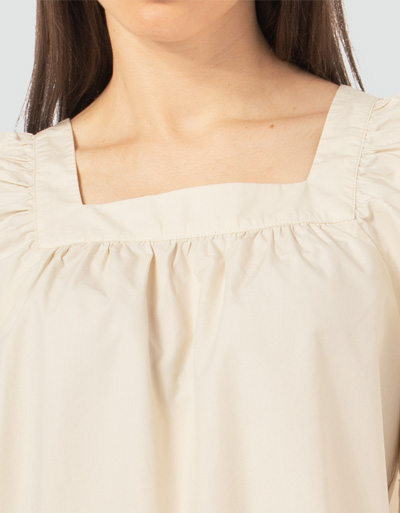 Marc O'Polo Bohemian-Bluse mit eckigem Ausschnitt zollfrei