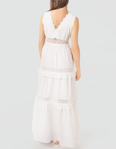 TWIN-SET Stufenkleid in italienischer Größe Rabatt