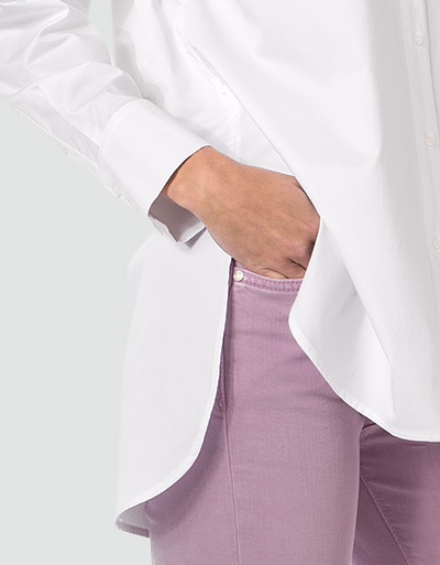 JOOP Oversized Bluse aus Baumwoll-Twill Flash Sale