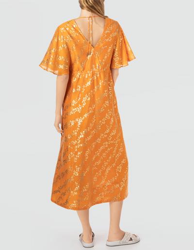 SECOND FEMALE Kleid mit V-Ausschnitt Blitzangebot