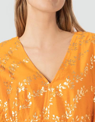 SECOND FEMALE Kleid mit V-Ausschnitt Blitzangebot