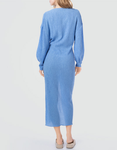 SECOND FEMALE Kleid im Crinkle-Look Tägliche Deals