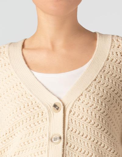 Marc O'Polo Cardigan mit Ajour-Optik Sonderangebot der Fabrik