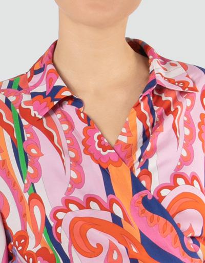 Replay Wickelkleid mit Farbenpower Print Nur noch ein Tag übrig