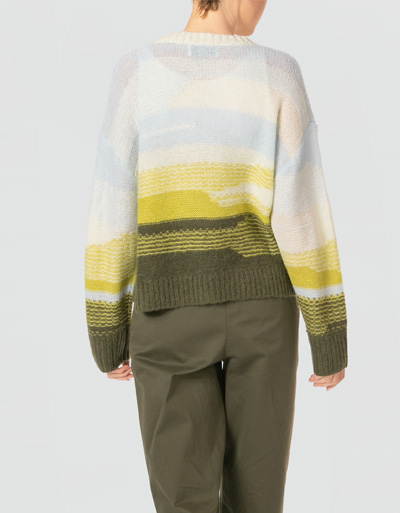 Marc O'Polo Pullover mit Landscape Optik Riesige Rabatte