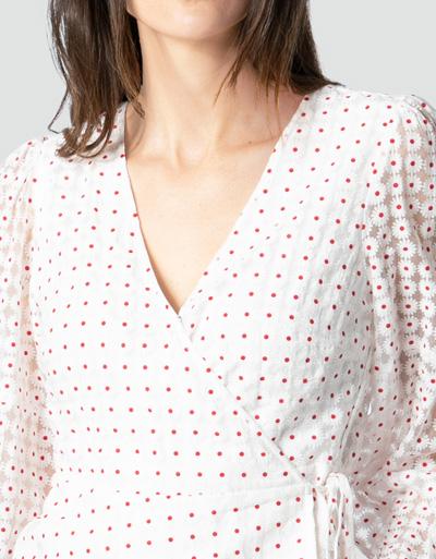 Freebird Wickelbluse im Flower Look Online Shopping