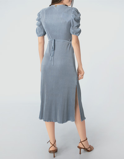 Freebird Plisseekleid im taillierten Schnitt Online Outlet