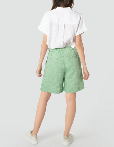 Tommy Hilfiger Shorts aus reinem Leinen Kostenlose Rückgabe