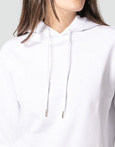 Tommy Hilfiger Hoodie mit Logo Stickerei Begrenzte Freigabe