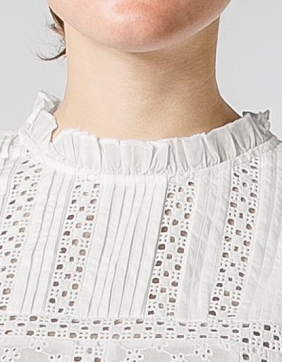 Replay Bluse mit Lochstickerei 50% Rabatt für begrenzte Zeit