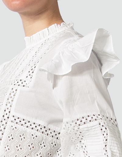 Replay Bluse mit Lochstickerei 50% Rabatt für begrenzte Zeit