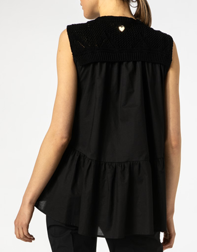 TWIN-SET Shirt im Materialmix Neuheiten