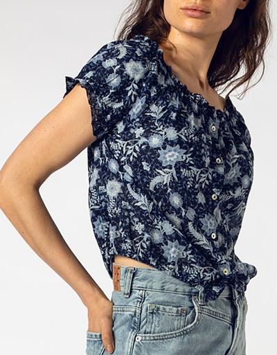 Pepe Jeans Bluse mit Rüschen Tägliche Deals