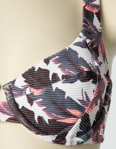 Tommy Hilfiger Balconette Top mit Tropen Print Begrenzte Freigabe