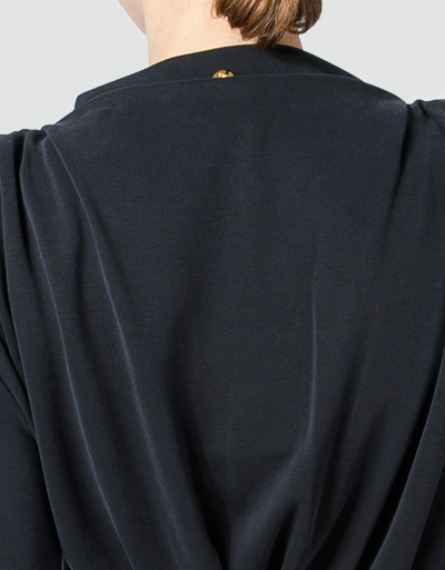 Freebird Jerseykleid mit Drapierungen Sonderangebot der Fabrik