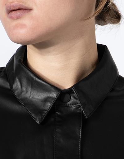 Pepe Jeans Overshirt aus Kunstleder Outlet