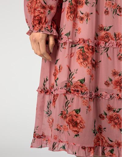 Replay Kleid im floralen Dessin Großer Ausverkauf