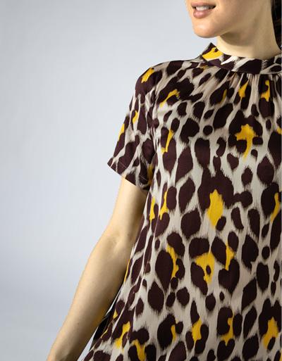 joyce & girls Midikleid aus Seide-Viskose-Mix Online Outlet