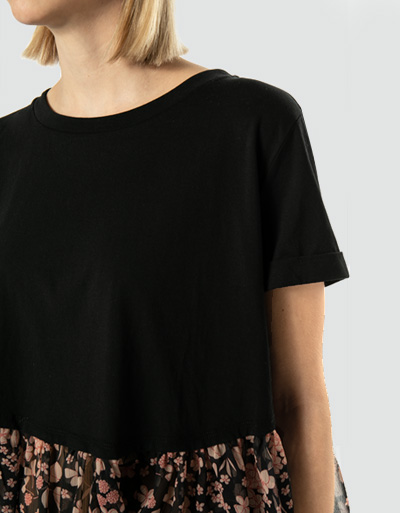 TWIN-SET Blusenshirt raffinierter Layer-Optik Neuheiten