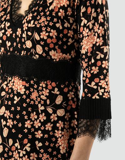 TWIN-SET Kleid mit Spitzendetails Räumungsverkauf