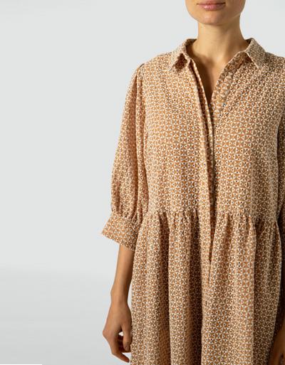 SECOND FEMALE Kleid mit Lochstickerei Sonderangebot der Fabrik
