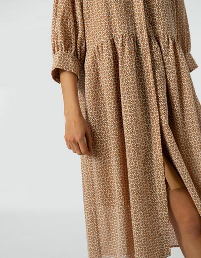 SECOND FEMALE Kleid mit Lochstickerei Sonderangebot der Fabrik