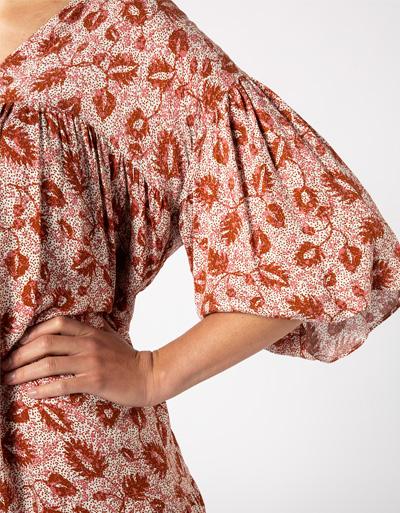 SECOND FEMALE Kleid mit Allover-Print Rabatte dieses Monats
