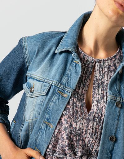 KOOKAI Jeansjacke in französischer Größe Kostenloser Versand