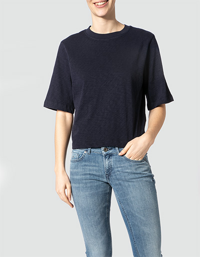 Marc O'Polo T-Shirt mit breitem Bündchen Heißer Verkauf