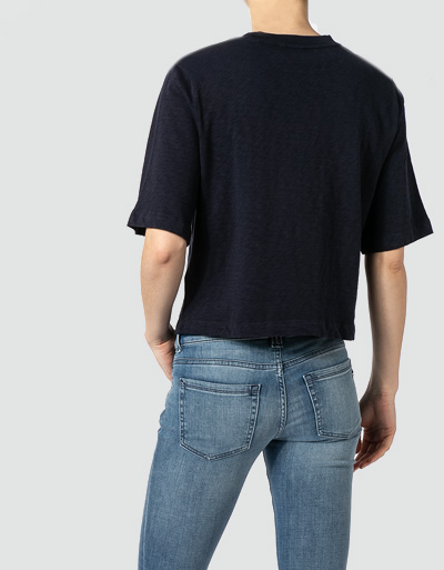 Marc O'Polo T-Shirt mit breitem Bündchen Heißer Verkauf