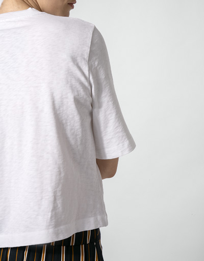 Marc O'Polo Shirt mit breitem Bündchen Top Angebot