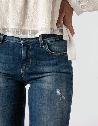 LIU JO Jeans mit ausgefranstem Saum Exklusive Angebote