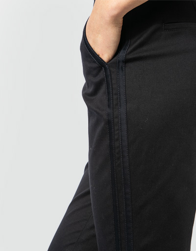 Tommy Hilfiger Hose mit Galon-Streifen VIP-Rabatte