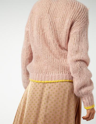 SECOND FEMALE Pullover mit Lochstrick-Muster Letzte 2 Tage
