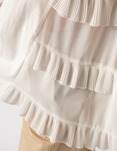 TWIN-SET Blusenshirt mit Rüschendetails Meist gekauft