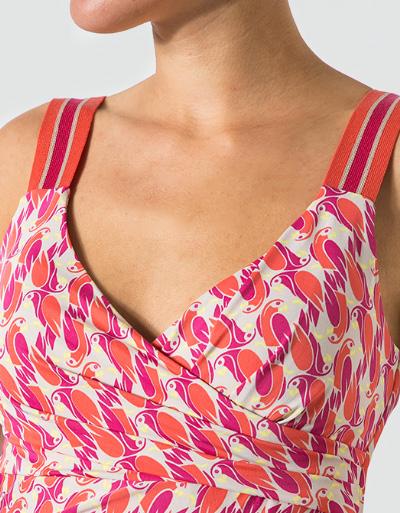 Laurèl Jerseykleid mit Papageien-Print Flash Sale