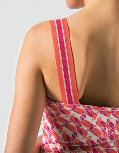 Laurèl Jerseykleid mit Papageien-Print Flash Sale