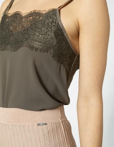 LIU JO Top mit Metallic-Effekt Tiefpreis