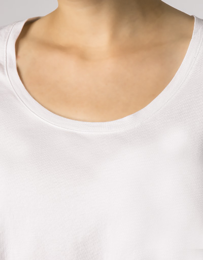 Marc O'Polo T-Shirt mit Lochspitze am Rückteil Letzte 3 Tage