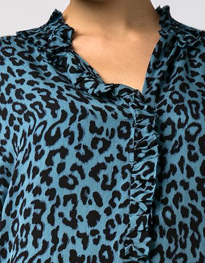 Replay Kleid im Animal-Print Sonderangebot der Fabrik