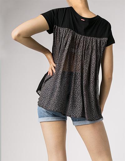 Replay T-Shirt mit Animalprint Vierteljährliche Förderung