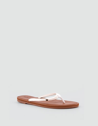 ROXY Zehensandalen mit geflochtenem Riemen 50% Rabatt mit kostenlosem Versand