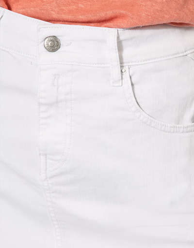 Replay Jeansrock mit Fransensaum Lagerräumung